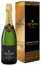 Игристое вино Tresors de Loire Cremant de Loire AOC Brut Joseph Verdier (Подарочная упаковка)