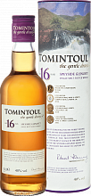 Tomintoul Speyside Glenlivet Single Malt Scotch Whisky 16 YO (Подарочная упаковка)