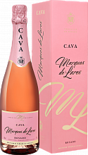 Marques de Lares Rosado Brut Cava DO Lopez Morenas  (Подарочная упаковка)