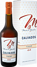 Кальвадос Marquis De Montdidier VSOP Calvados AOC (Подарочная упаковка)