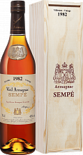 Арманьяк Sempe Vieil Armagnac 1982 (Подарочная упаковка)