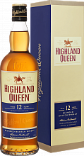 Виски Highland Queen 12 yo Blended Scotch Whisky (Подарочная упаковка)