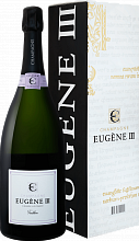 Шампанское Eugene III Tradition Brut Champagne АOC Coopérative Vinicole de la Région de Baroville (Подарочная упаковка)