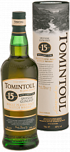 Tomintoul Speyside Glenlivet Peaty Tang Single Malt Scotch Whisky 15 YO (Подарочная упаковка)