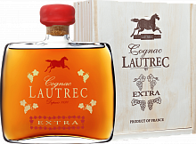 Lautrec Cognac EXTRA Grande Champagne Premier Cru (Подарочная упаковка)