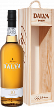 Портвейн Dalva Porto white dry 10 years old C. Da Silva (Подарочная упаковка)