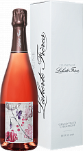 Шампанское Rosé de Meunier Extra Brut Champagne AOС Laherte Freres (Подарочная упаковка)