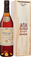 Арманьяк Sempe Vieil Vintage 1947 Armagnac AOC (Подарочная упаковка)