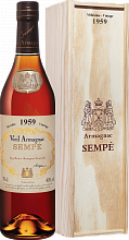 Арманьяк Sempe Vieil Armagnac 1959 (Подарочная упаковка)