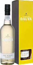 Портвейн Dalva Porto dry white C. Da Silva (Подарочная упаковка)