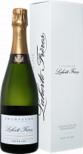 Blanc de Blancs Brut Nature Grand Cru Champagne AOС Laherte Freres (Подарочная упаковка)