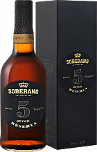 Бренди Soberano Reserva 5 Gonzalez Byass (Подарочная упаковка)